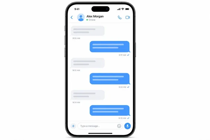 Preview do Telegram para iOS em português
